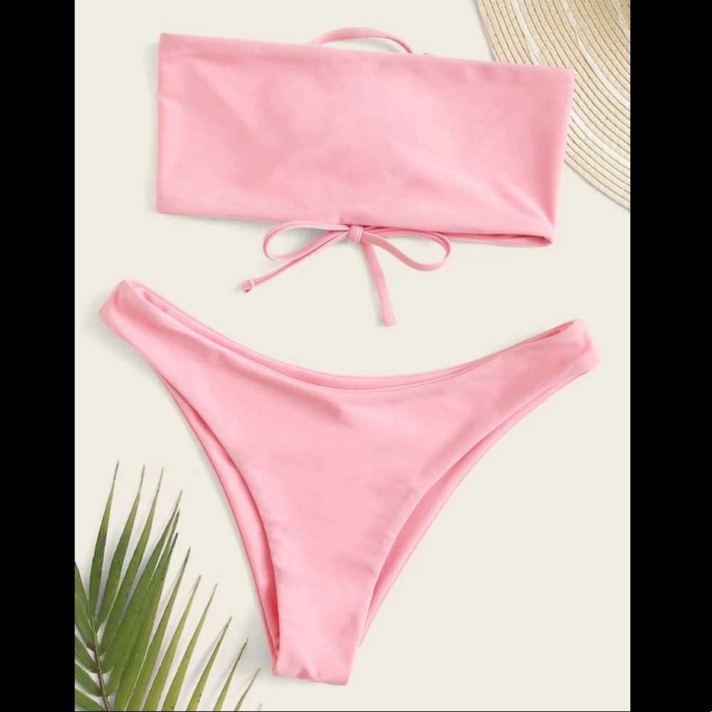 Pink bathing suit